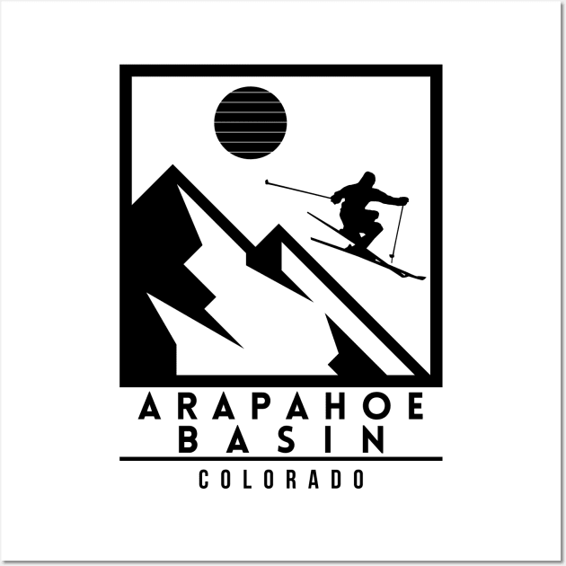 Arapahoe Basin Colorado United States ski Wall Art by UbunTo